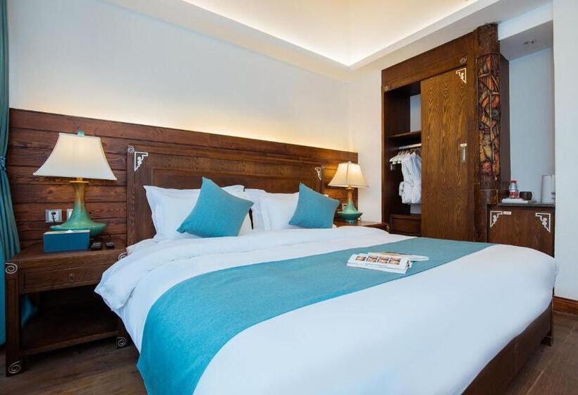 带大床的标准间, 丽江束河元年别院 Yuannian Lijiang