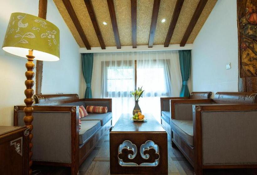 标准间带露台, 丽江束河元年别院 Yuannian Lijiang