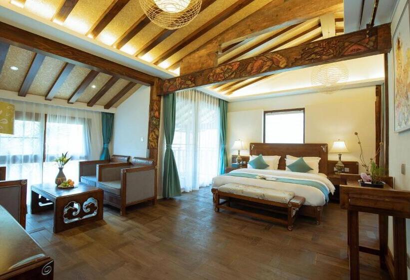 标准间带露台, 丽江束河元年别院 Yuannian Lijiang