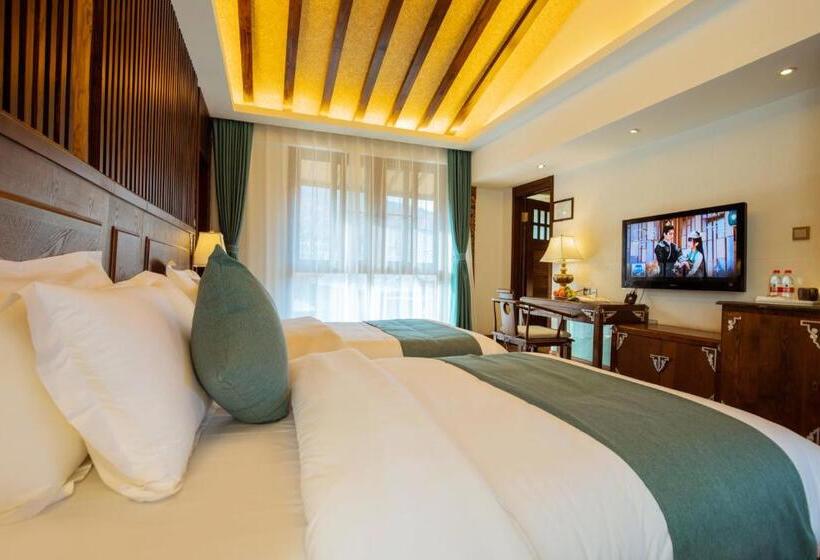 标准间带露台, 丽江束河元年别院 Yuannian Lijiang