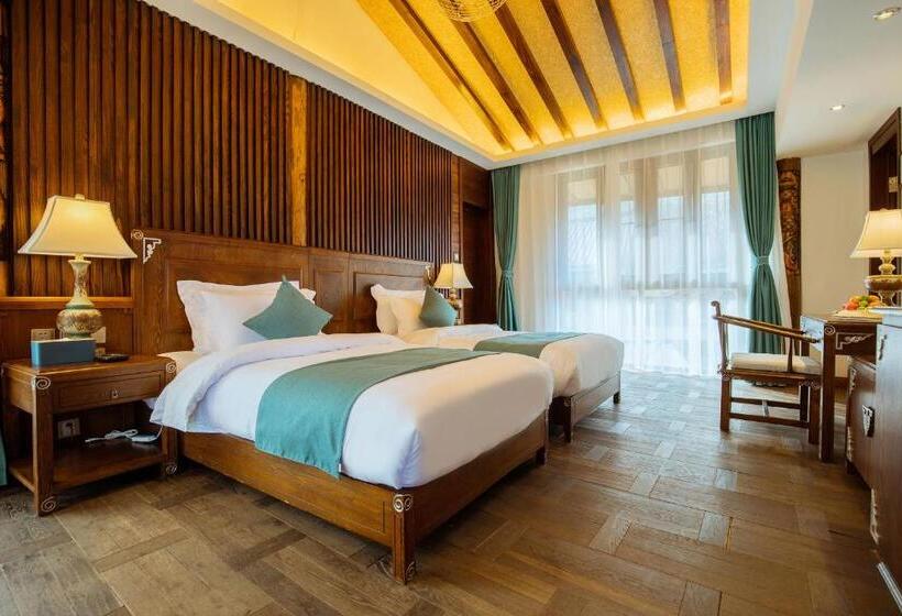 标准间带露台, 丽江束河元年别院 Yuannian Lijiang