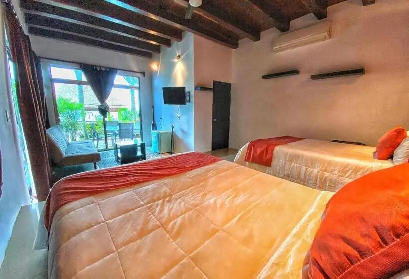 اتاق استاندارد چهار تخته, Boutique Las Nubes Bacalar