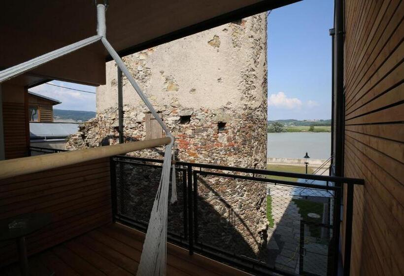 חדר סטנדרט עם מרפסת, Donau Lodge