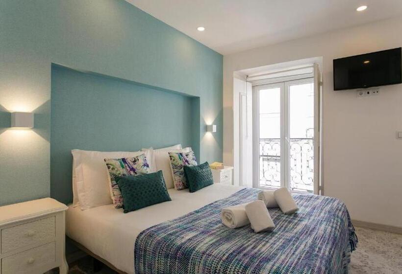 سوییت جونیور با بالکن, Suites Amália Guesthouse Near Rossio Square