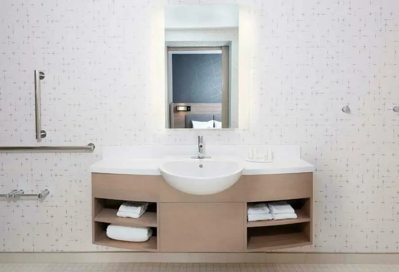キングサイズベッドのスイートルーム, Springhill Suites By Marriott Indianapolis Westfield