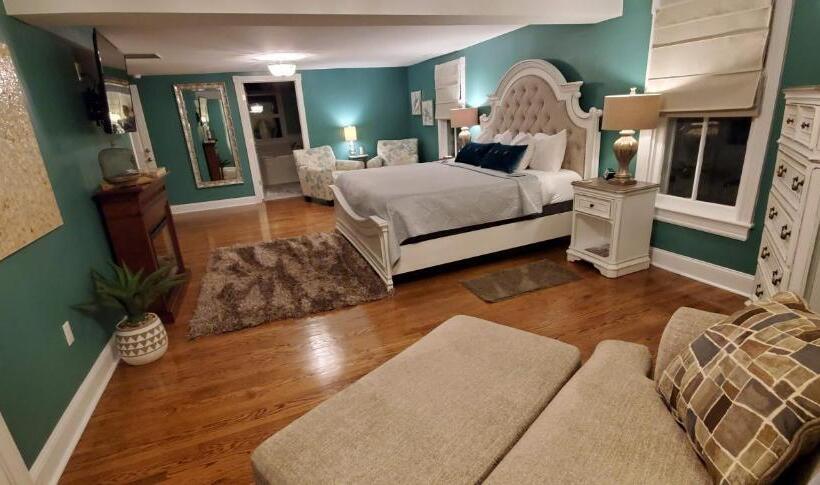 غرفة ديلوكس سرير كينج, Mansion Farm Inn