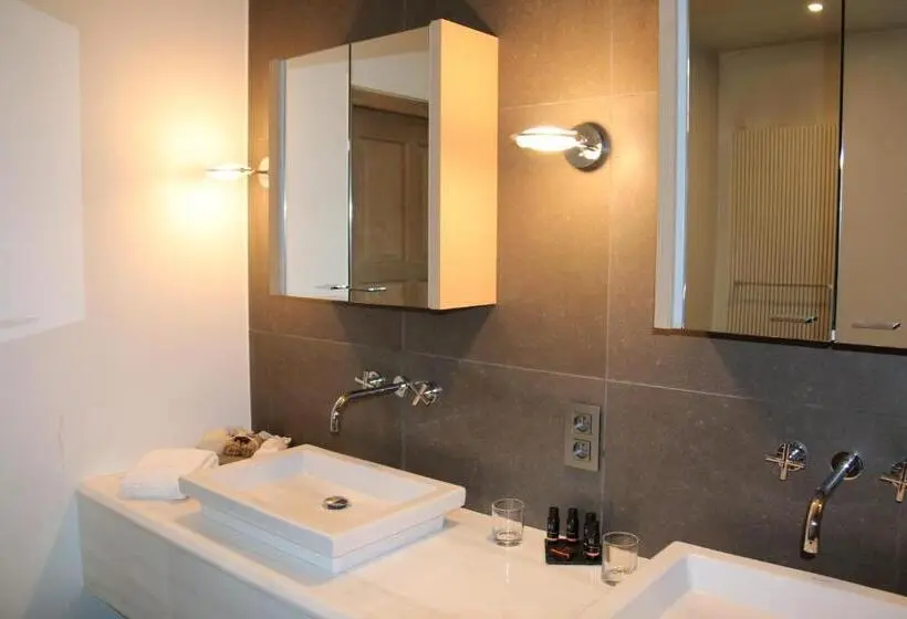プールの見えるデラックスルーム, Hof Van Volmersele   Luxury B&b