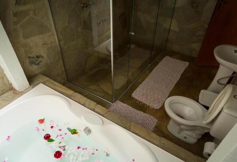 キングサイズベッドのスタンダードルーム, Pousada Trem Das Cores