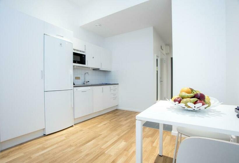 סטודיו סטנדרט מיטה זוגית, Apartdirect Sundbyberg