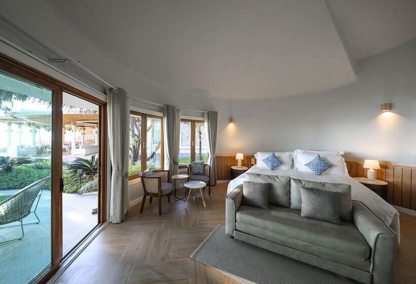 וילה עם חדר שינה אחד ובריכת שחיה, Kundala Beach Resort Hua Hin