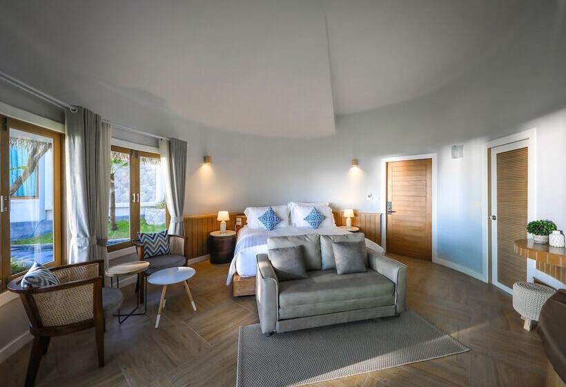 וילה עם חדר שינה אחד ובריכת שחיה, Kundala Beach Resort Hua Hin