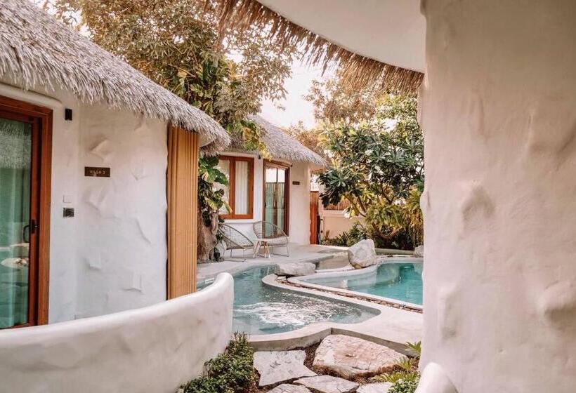 וילה עם חדר שינה אחד ובריכת שחיה, Kundala Beach Resort Hua Hin