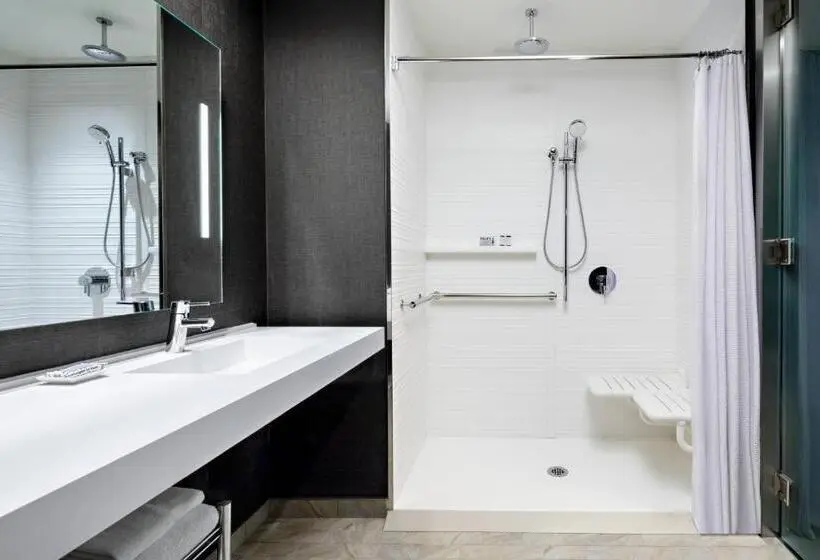 اتاق استاندارد با تخت بزرگ, Ac Hotel By Marriott Grand Rapids Downtown
