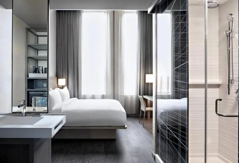 اتاق استاندارد با تخت بزرگ, Ac Hotel By Marriott Grand Rapids Downtown