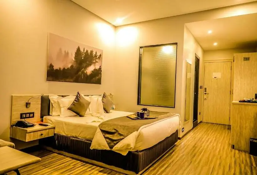キングサイズベッドのスタンダードルーム, Kyriad Hotel Nashik