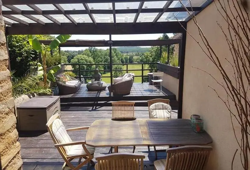 キャビン, Le Cottage Belmontais, Maison Individuelle, Vue Panoramique Sur La Rivière