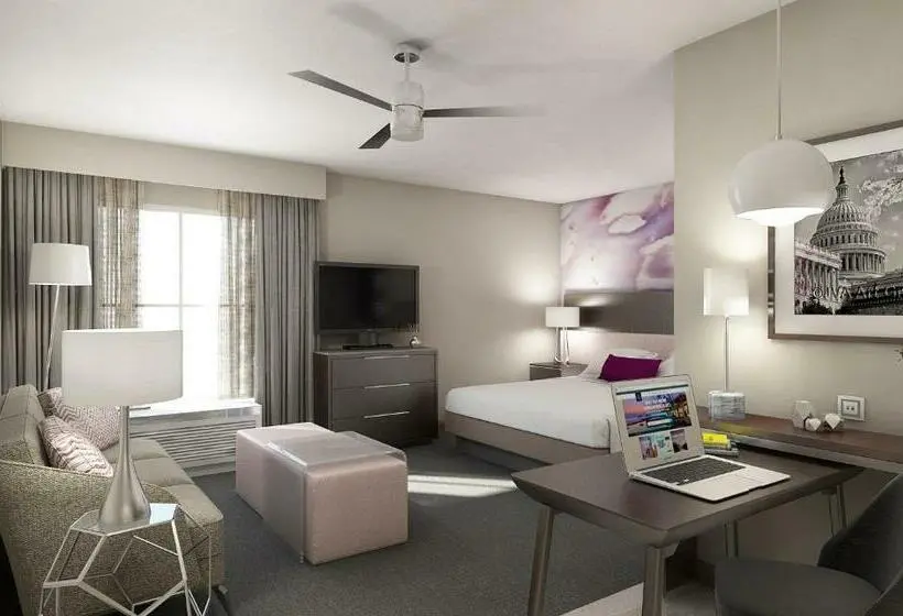 キングサイドベッドのスタンダードワンルーム, Homewood Suites By Hilton Largo/washington, D.c