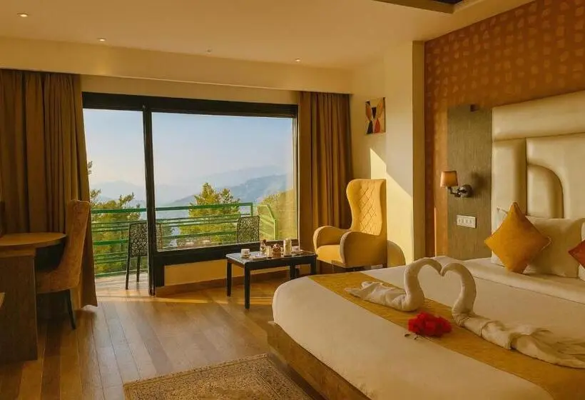 キングサイズベッドのスタンダードルーム, Staycation Premium Mashobra A Nature Valley Retreat Resort