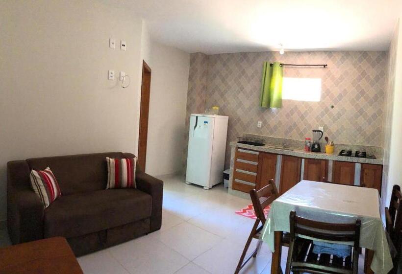 آپارتمان 1 خوابه با بالکن, Pousada Lagoa Flat