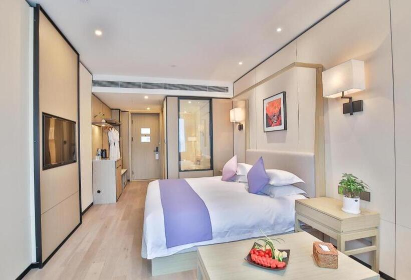 디럭스 룸, Ssaw Boutique Hotel Wenzhou Jiushan Lake