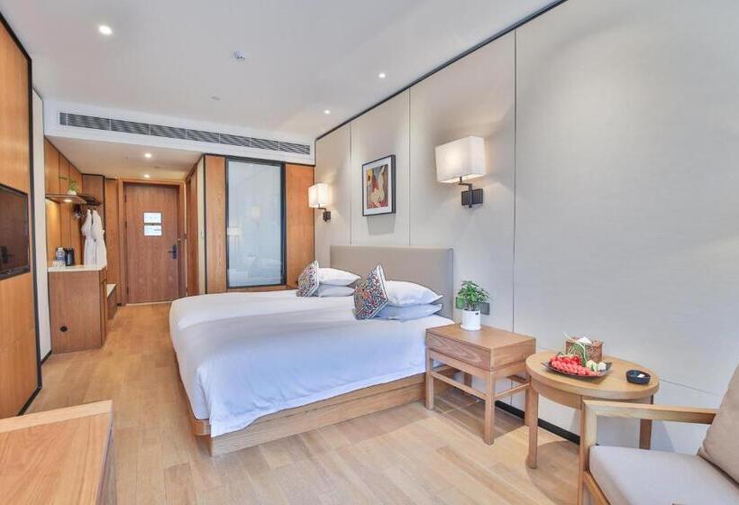 豪华房间, Ssaw Boutique Hotel Wenzhou Jiushan Lake
