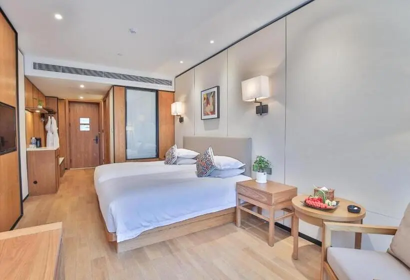 Deluxe-huone, Ssaw Boutique Hotel Wenzhou Jiushan Lake