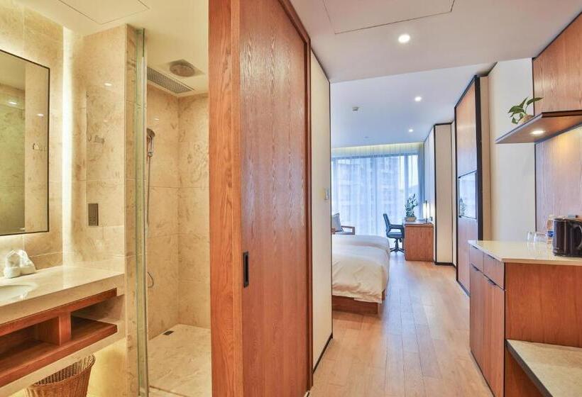 디럭스 룸, Ssaw Boutique Hotel Wenzhou Jiushan Lake