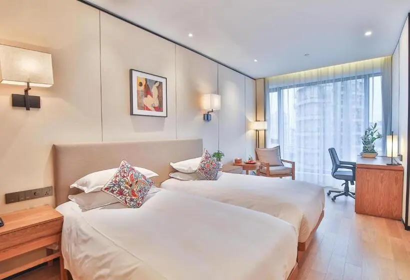 Deluxe-huone, Ssaw Boutique Hotel Wenzhou Jiushan Lake