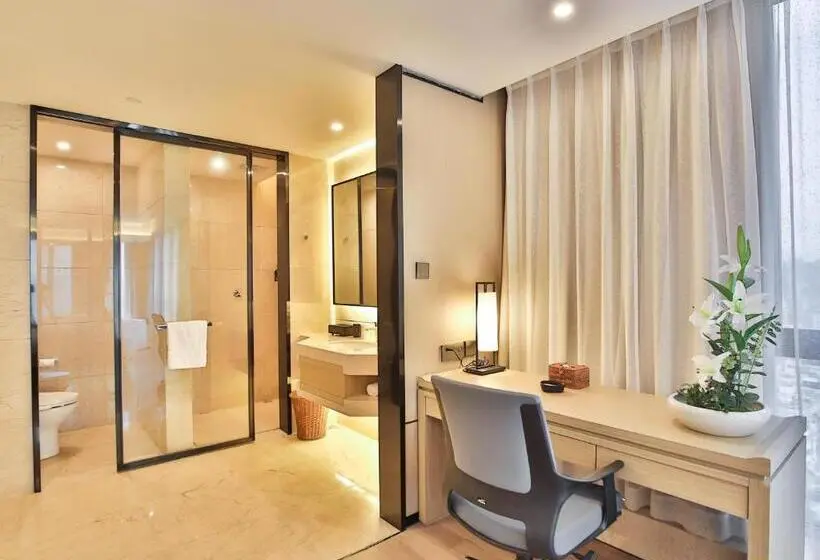 Standard-huone King-vuode, Ssaw Boutique Hotel Wenzhou Jiushan Lake