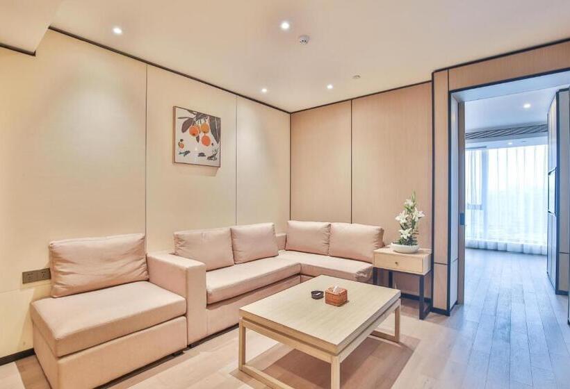 Suite with lake view, Ssaw Boutique Hotel Wenzhou Jiushan Lake