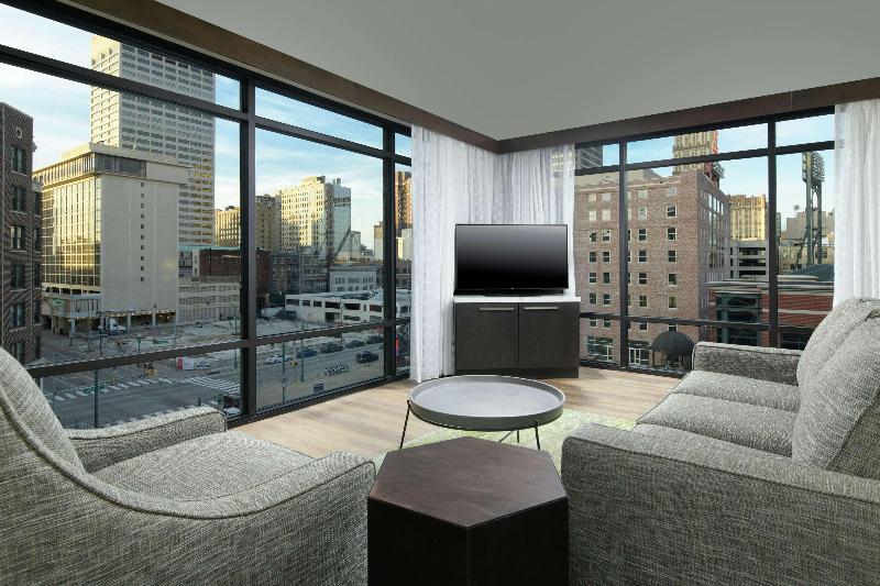 Büyük Çift Kişilik Yataklı Süit, Hilton Garden Inn Memphis Downtown Beale Street