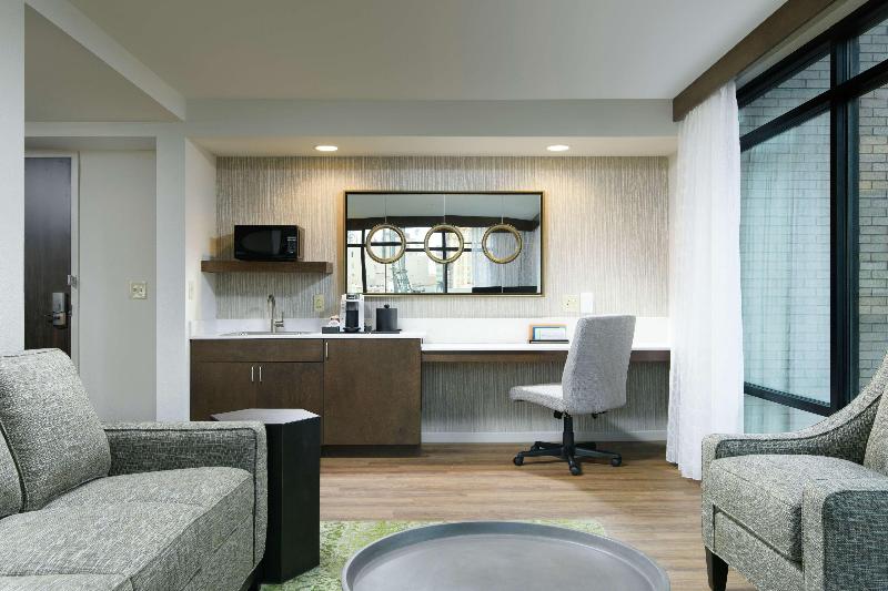 Büyük Çift Kişilik Yataklı Süit, Hilton Garden Inn Memphis Downtown Beale Street