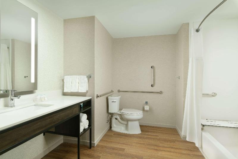 Büyük Çift Kişilik Yataklı Delüks Oda, Hilton Garden Inn Memphis Downtown Beale Street