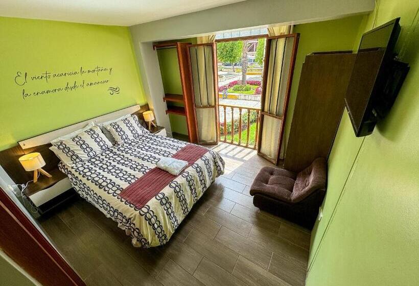 חדר דלוקס עם מרפסת, Benkawasi Experience Huaraz