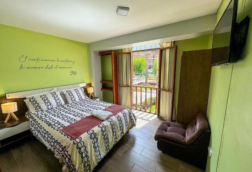 חדר דלוקס עם מרפסת, Benkawasi Experience Huaraz