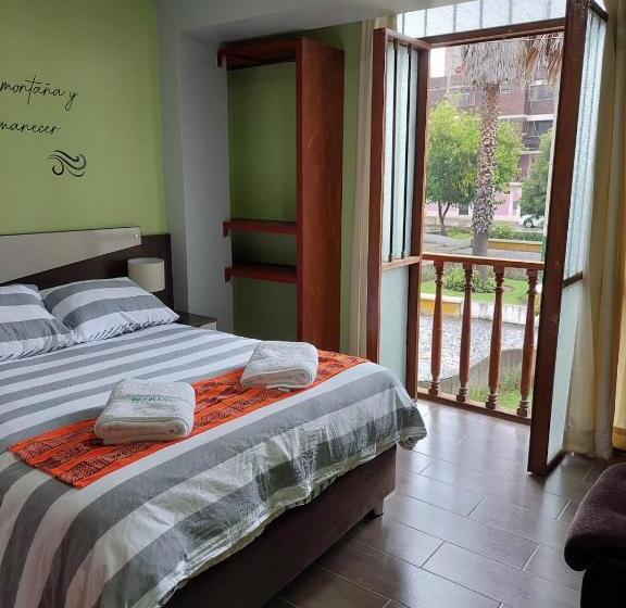 חדר דלוקס עם מרפסת, Benkawasi Experience Huaraz