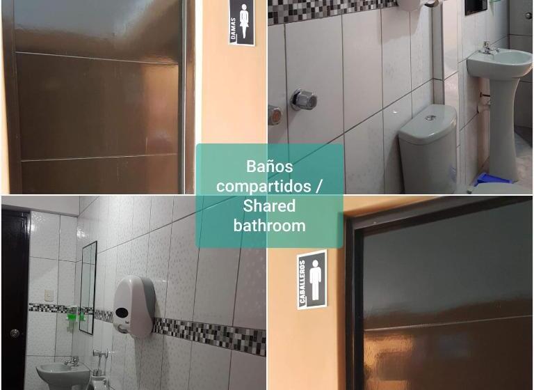 اتاق استاندارد با سرویس بهداشتی مشترک, Cálido Hostal