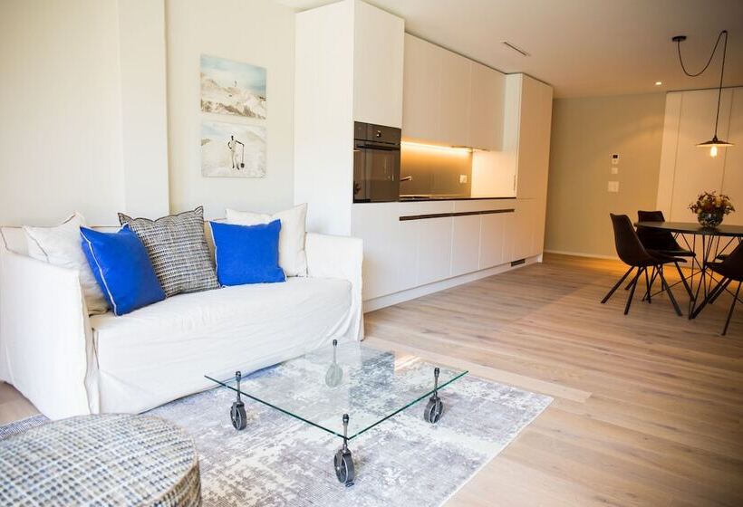 شقة غرفة واحدة مزودة بتراس, Gubelhof Suites