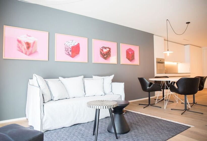 شقة غرفة نوم واحدة مزودة بشُرفة, Gubelhof Suites