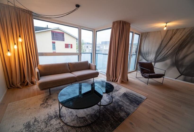 شقة ديلوكس غرفة واحدة, Gubelhof Suites