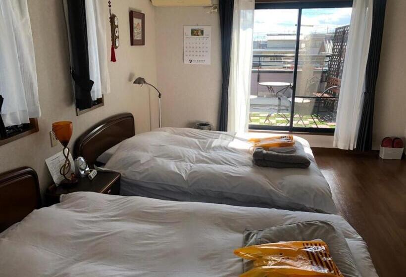 스탠다드 룸 더블 침대 2개, Guesthouse Gifu Suai