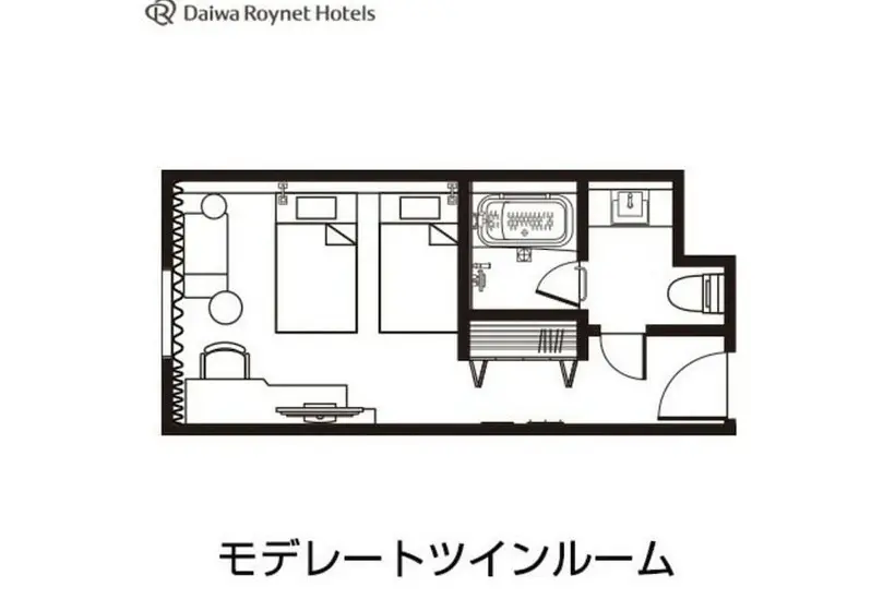 اتاق عادی, Daiwa Roynet Hotel Aomori