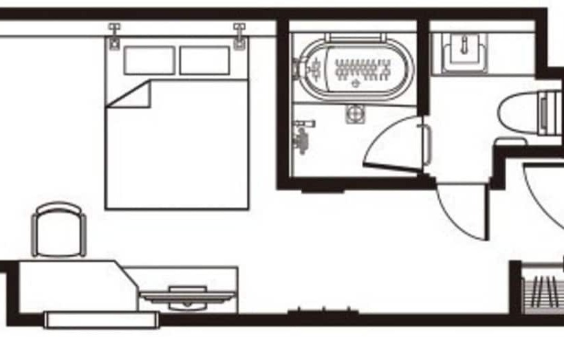 Номер Deluxe, Daiwa Roynet Hotel Aomori