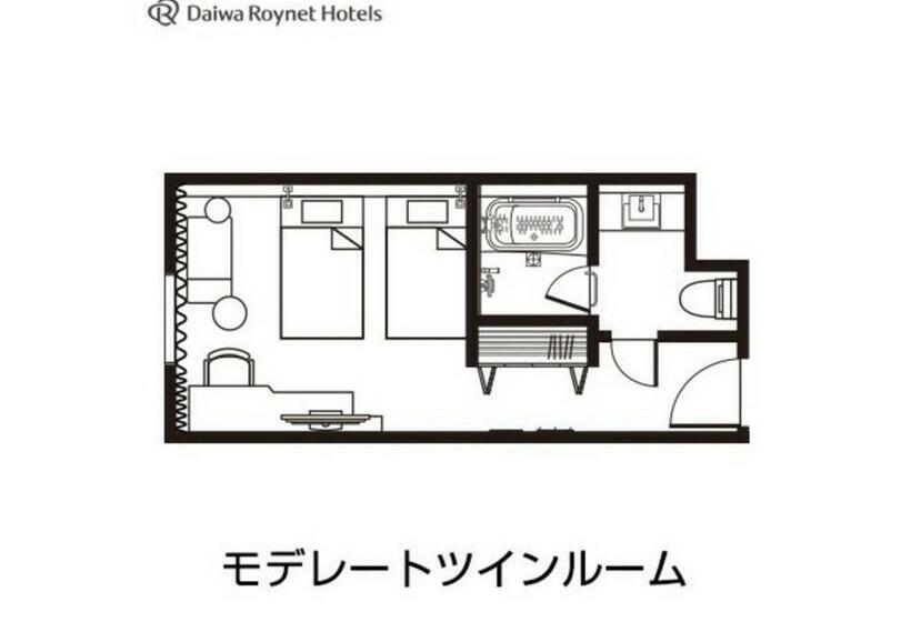 Номер Economy, Daiwa Roynet Hotel Aomori
