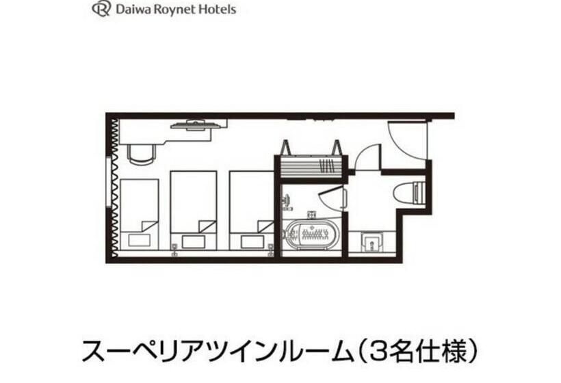 Номер Superior, Daiwa Roynet Hotel Aomori