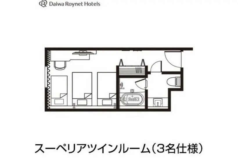 اتاق سوپریور, Daiwa Roynet Hotel Aomori