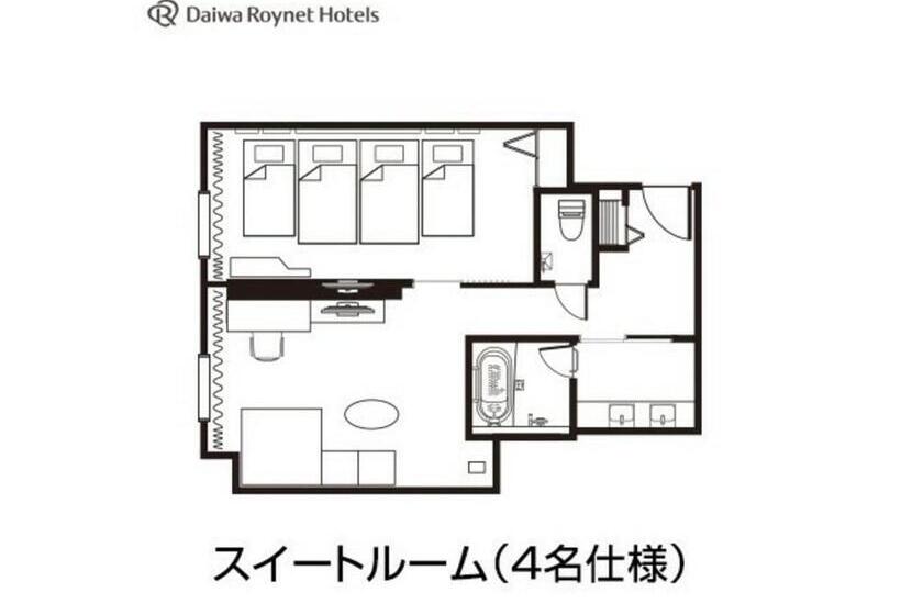 Люкс, Daiwa Roynet Hotel Aomori