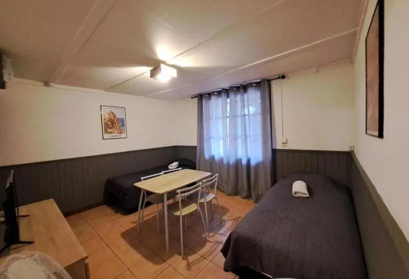 庭の見える1ベッドルームアパートメント, Bungalows Filippi