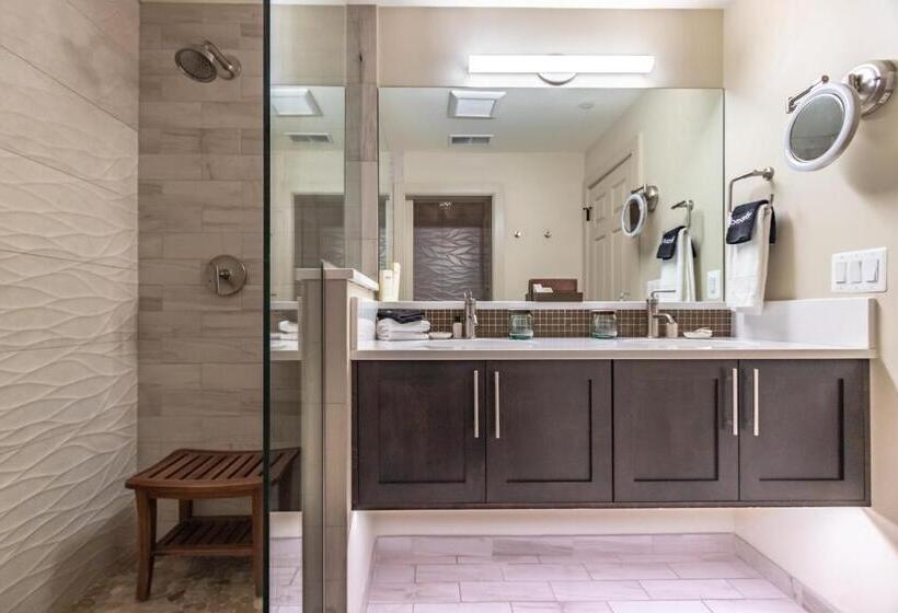 带大床的豪华间, Carriage House New Hope