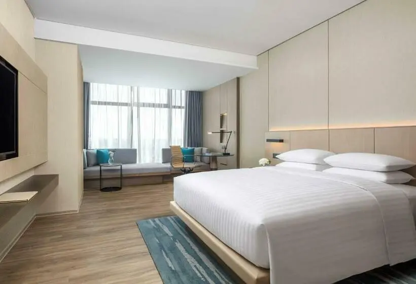 اتاق اجرایی با تخت بزرگ, Courtyard By Marriott Shenzhen Bao'an